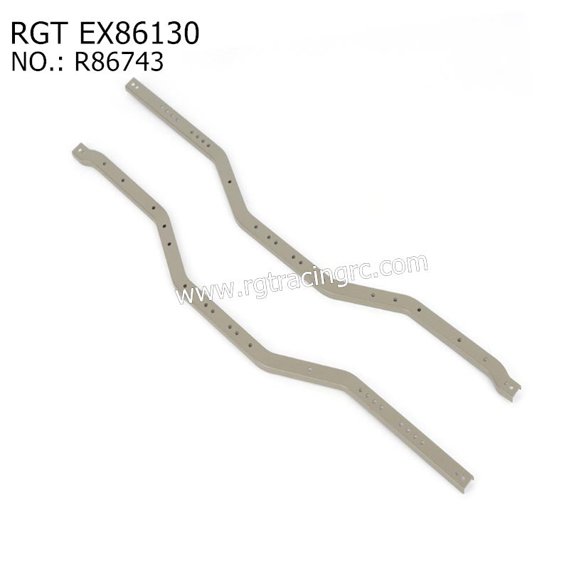 RGT EX86130 Original Parts Stainless Steel Chassis Rails R86743