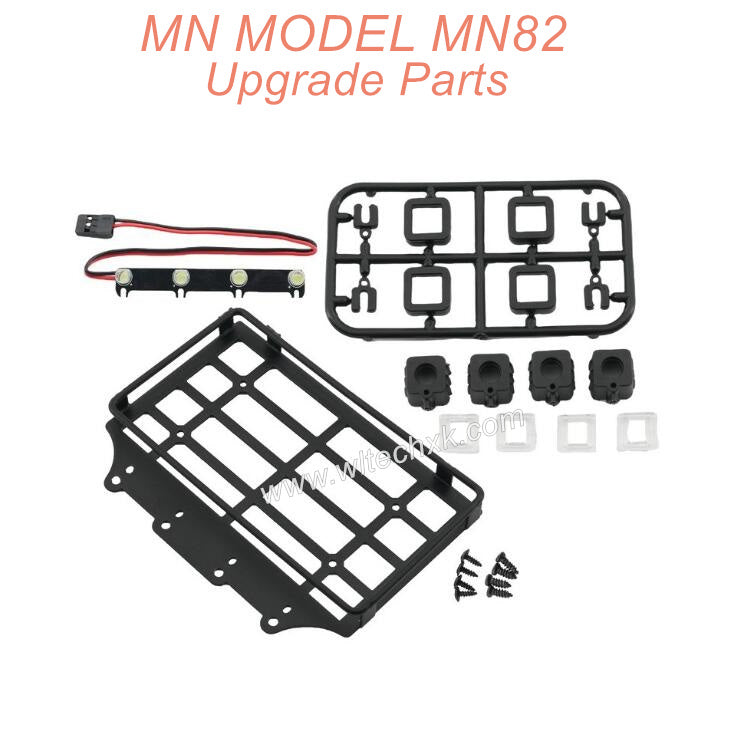 23A-MN MODEL MN82 Upgrade Parts Metal Luggage Rack Square Light Maca Edition-2