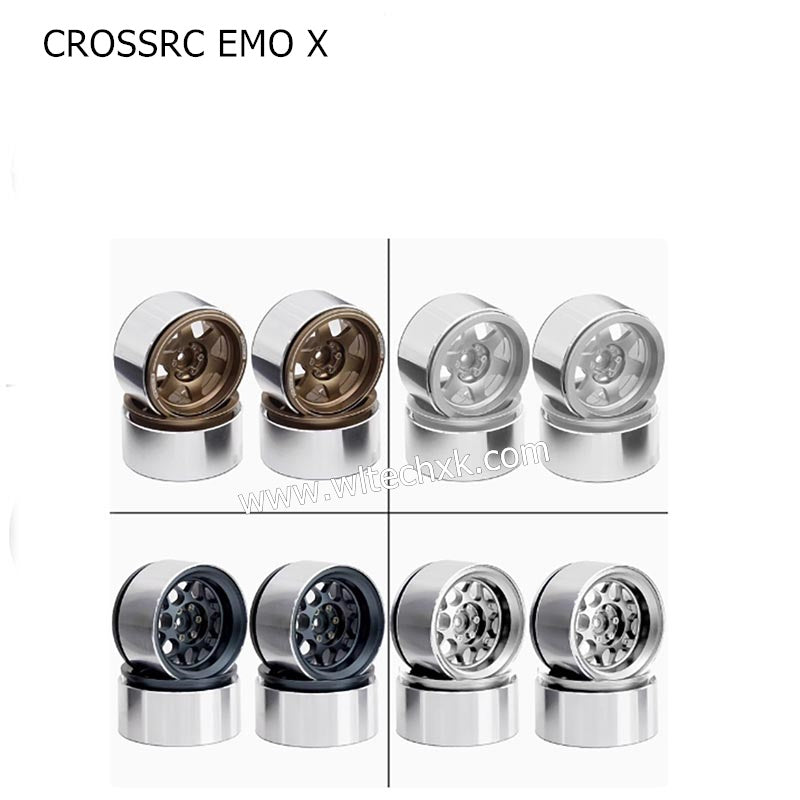 CROSSRC EMO X Parts 2.2 inch Metal Wheels-1