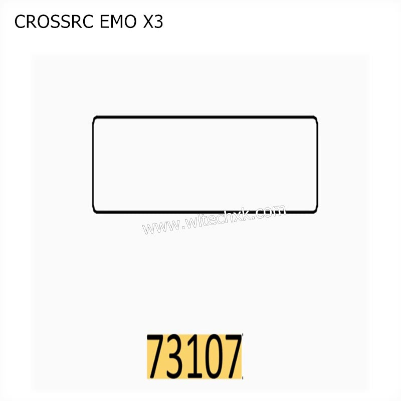 CROSSRC EMO X3 Parts Cargo Box Wheel Arch Decorative Aluminum Sheet CS-97401223
