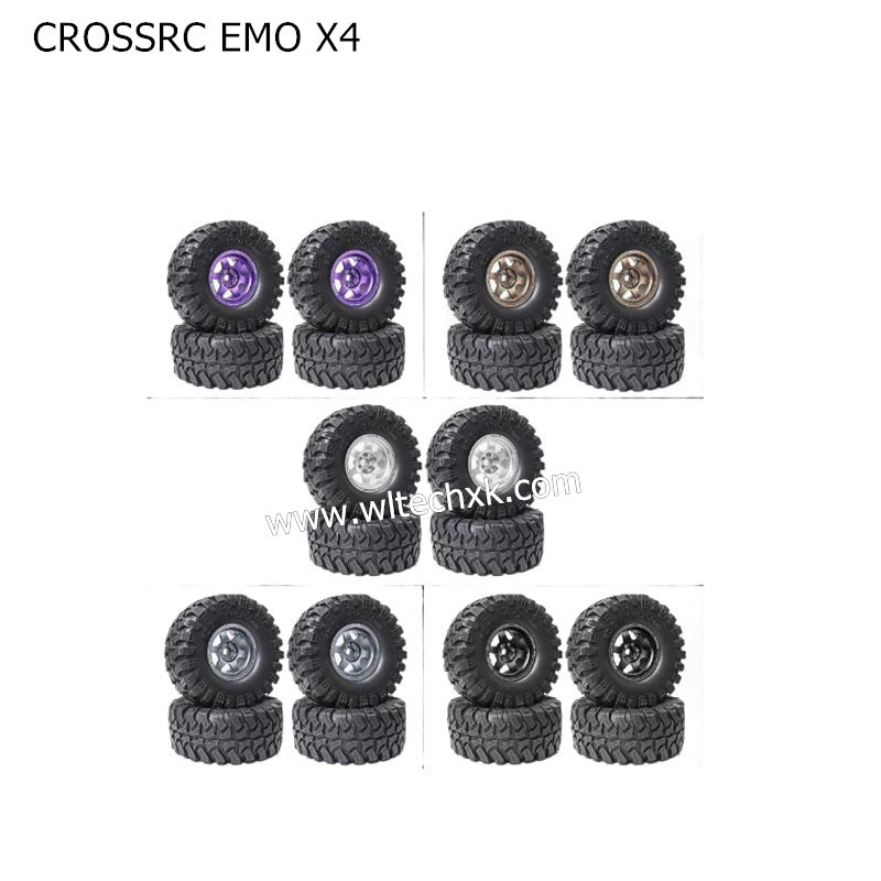 CROSSRC EMO X4 Parts 2.2 inch ET37 Wheel Boot Tire-1