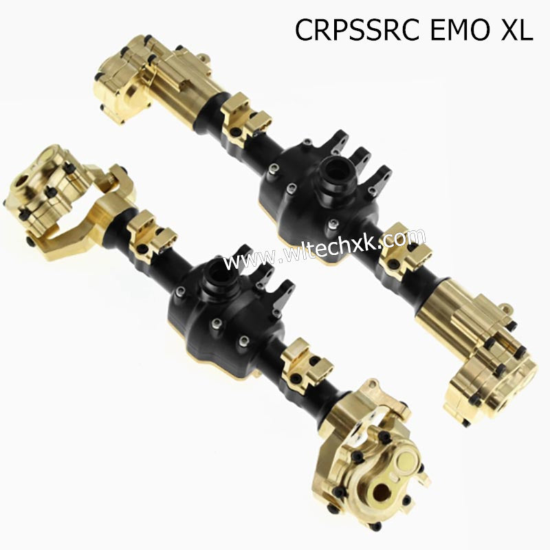 CROSSRC EMO XL Parts Black Front and Rear Axle Housing Assembly