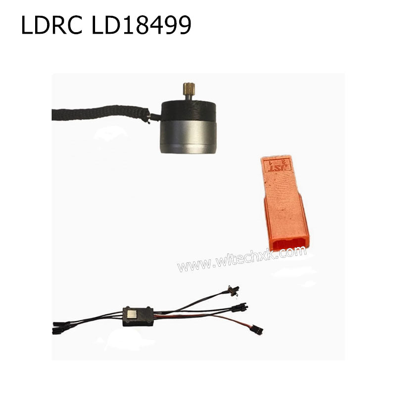 LDRC LD18499 Original Parts Motor+ESC+ Original Plug JST-Plug