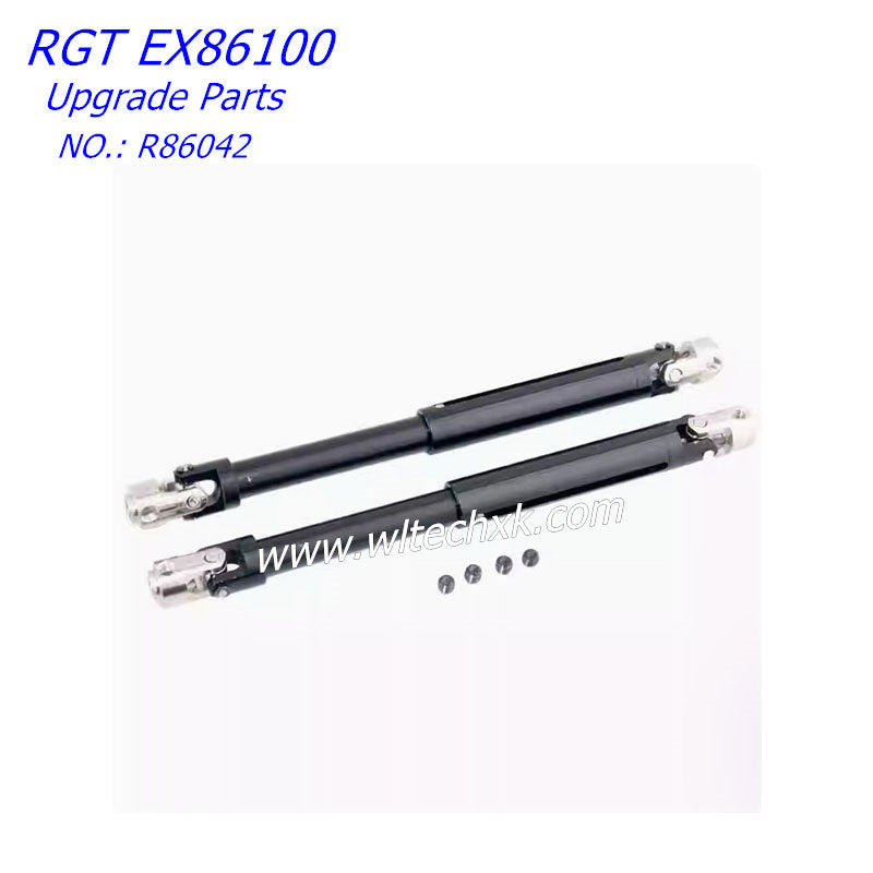 RGT EX86100 Upgrade Parts Metal Drive Shaft 2piece R86042 GRAY