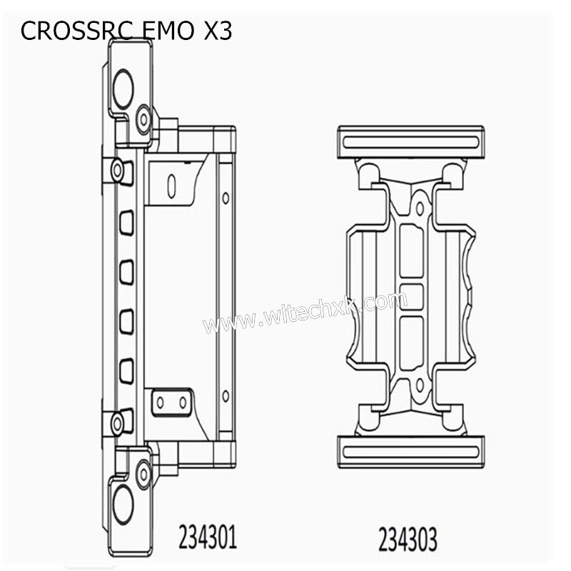 CROSSRC EMO X3 Parts Crossbar Accessory Kit CS-97401218