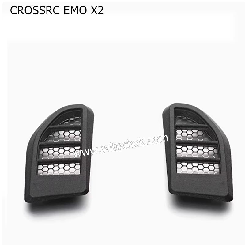 CROSSRC EMO X2 Parts Nylon Three Dimensional Engine Cover Cooling Vents With Labels-2