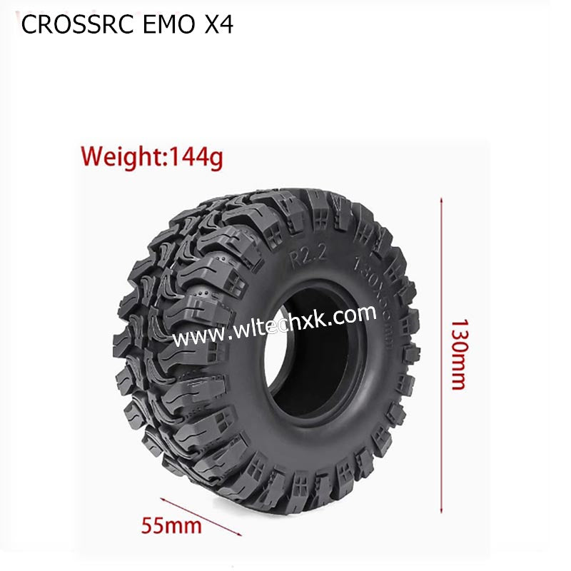CROSSRC EMO X4 Parts 2.2 inch Climbing Car Tire Boot Tire-1