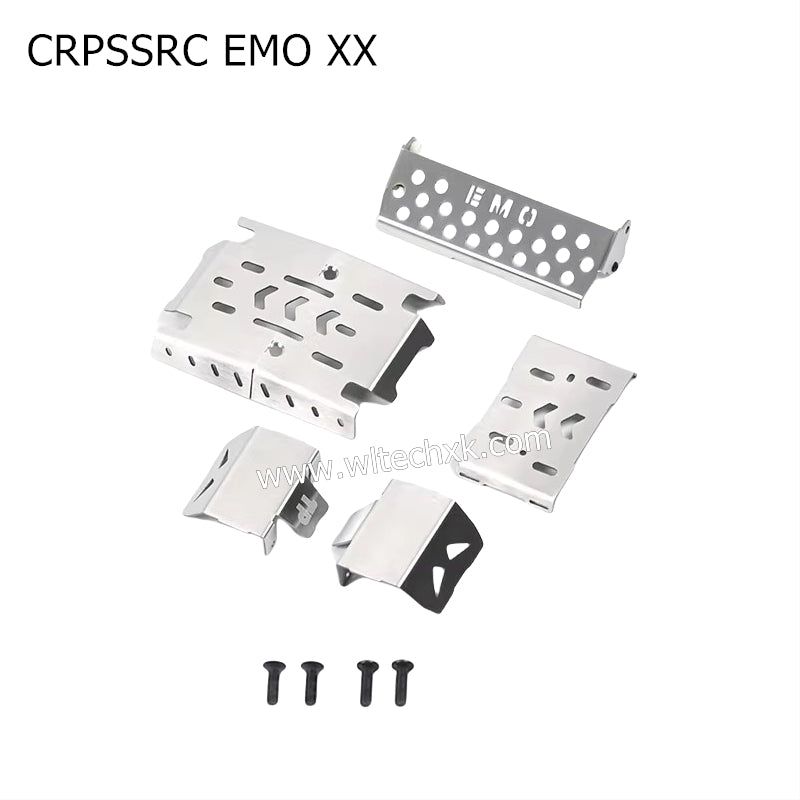 CROSSRC EMO XX Parts 4x4 Guard Plate Metal Armor Chassis Armor