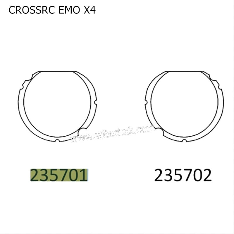 CROSSRC EMO X4 Parts Headlight Lamp CS-97401271