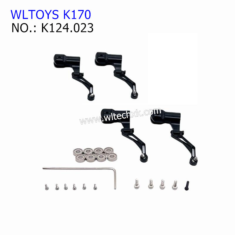 WLTOYS K170 RC Helicopter Upgrade Parts Rotor Clamp and Bearings BLACK