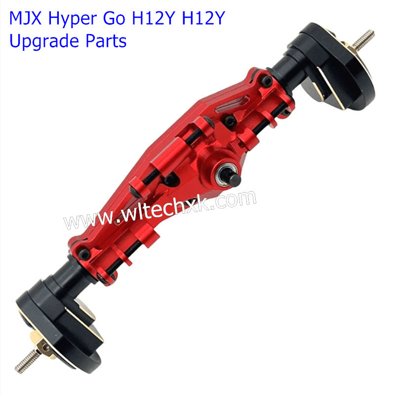 MJX Hyper Go H12Y H12Y+ Upgrade Parts Rear Axle Assembly RED