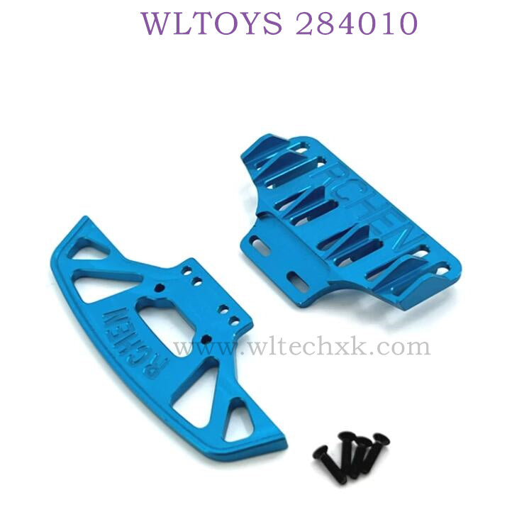 Upgrade parts of WLTOYS 284010 RC Car Front and Rear Protector blue