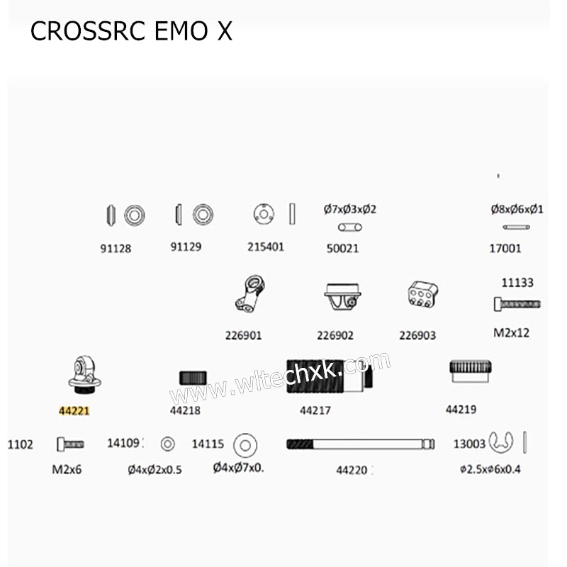 CROSSRC EMO X Parts Shock Absorber Assembly CS-97401235
