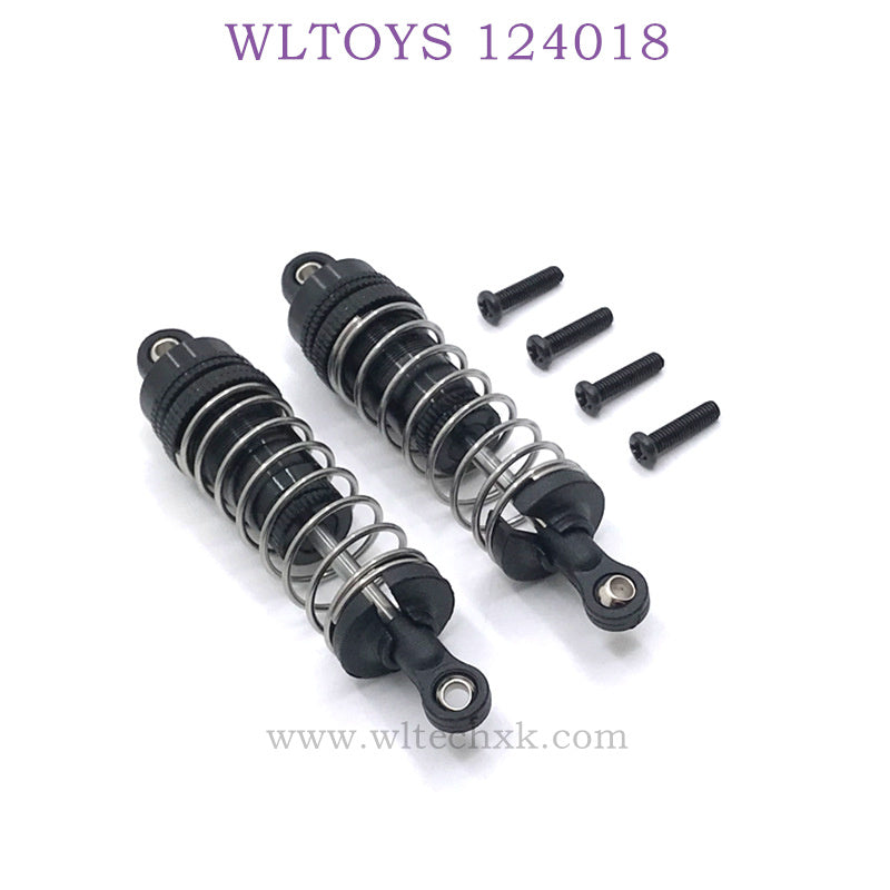 WLTOYS 124018 RC Car Upgrade parts Shock Absorbers black