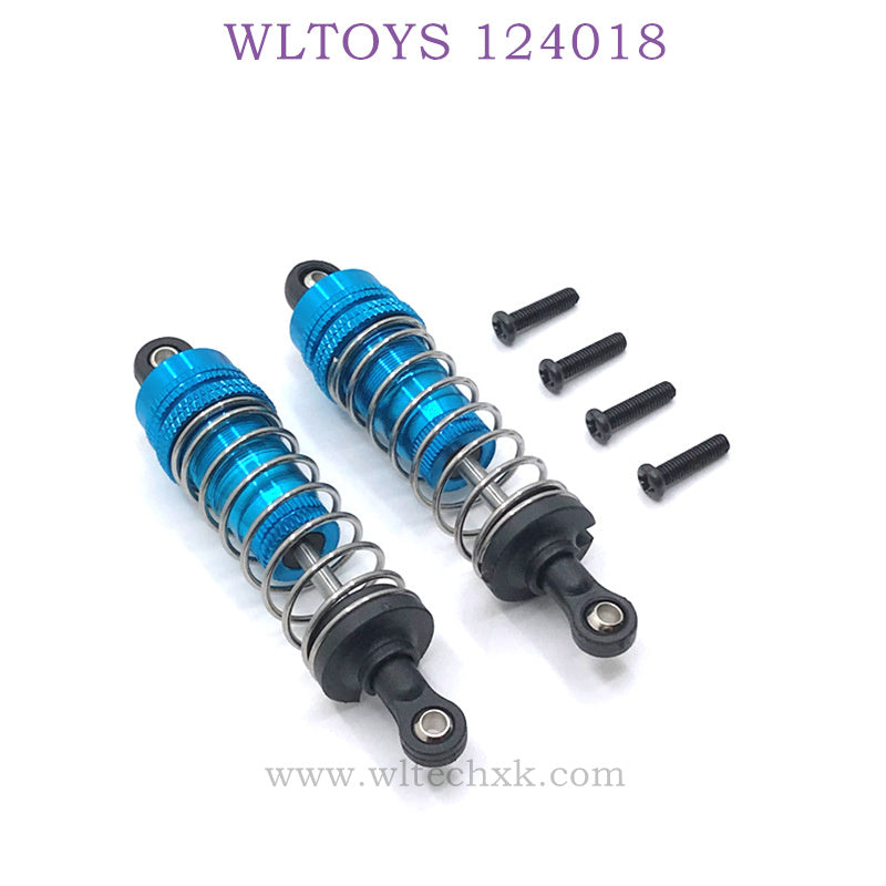WLTOYS 124018 RC Car Upgrade parts Shock Absorbers blue