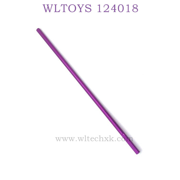 WLTOYS 124018 RC Car Upgrade parts Central Shaft purple