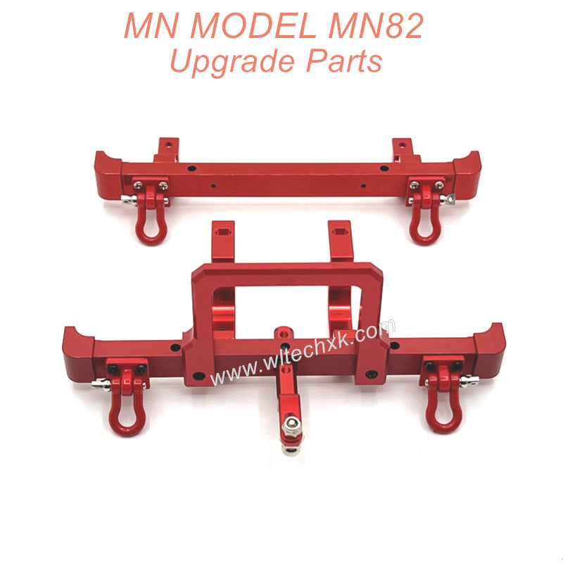 31-MN MODEL MN82 Upgrade Parts Front and Rear Protector Red