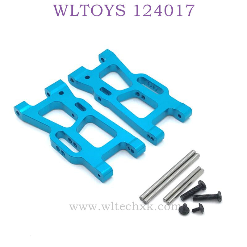 Upgrade Part of WLTOYS 124017 RC Car Rear Swing Arm blue