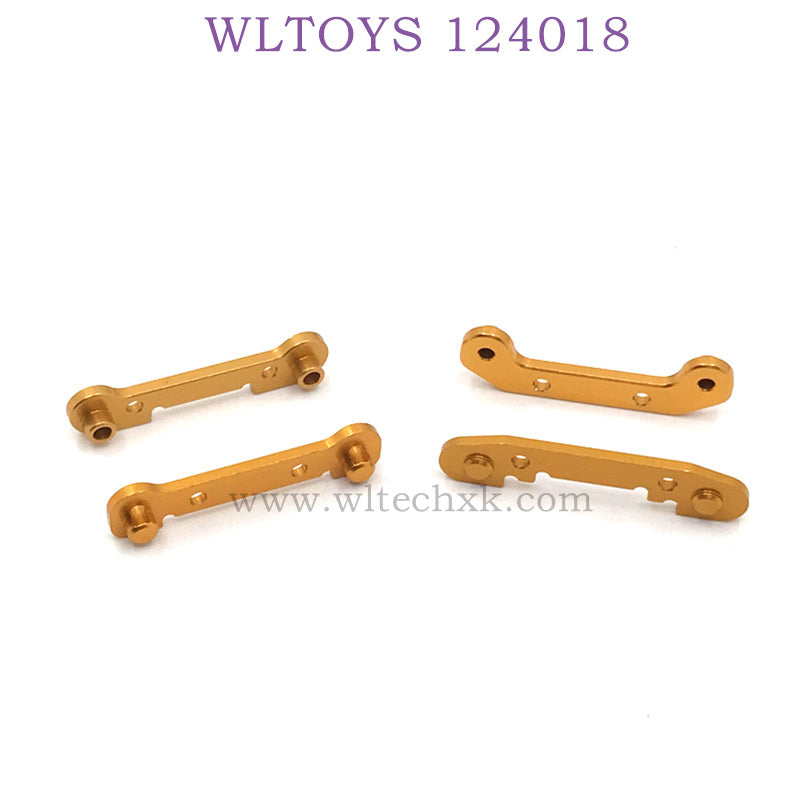 WLTOYS 124018 RC Car Upgrade parts Piece of reinforcement gold
