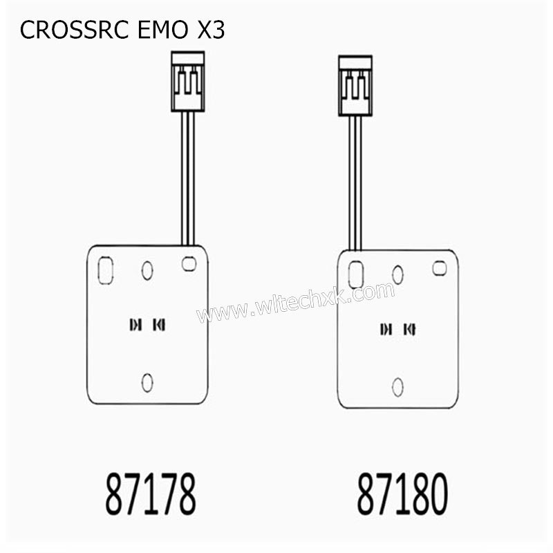 CROSSRC EMO X3 Parts Taillight Panel CS-97401208