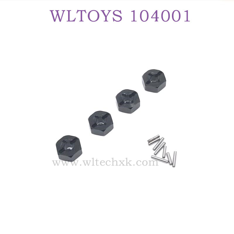 WLTOYS 124016 RC Car Upgrade parts Hex Nut black