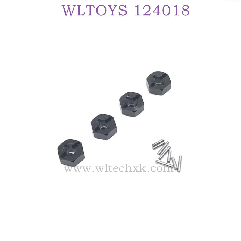 WLTOYS 124018 RC Car Upgrade parts Hex Nut black