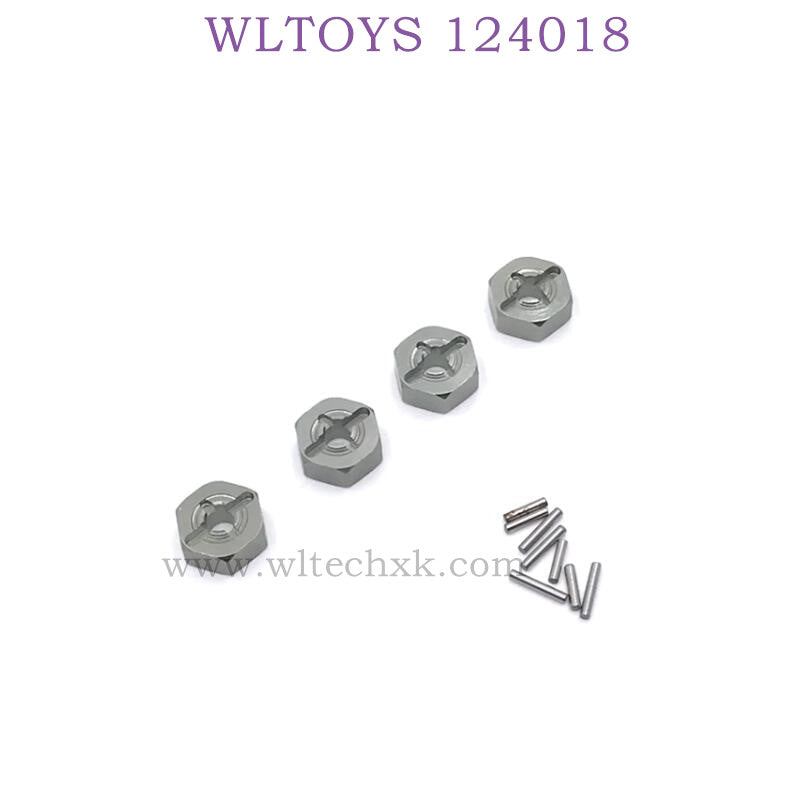WLTOYS 124018 RC Car Upgrade parts Hex Nut titanium