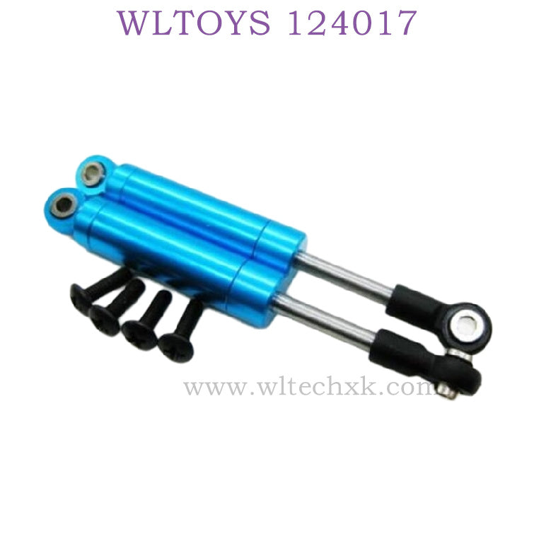 Upgrade Part of WLTOYS 124017 RC Car Shock Absorber blue