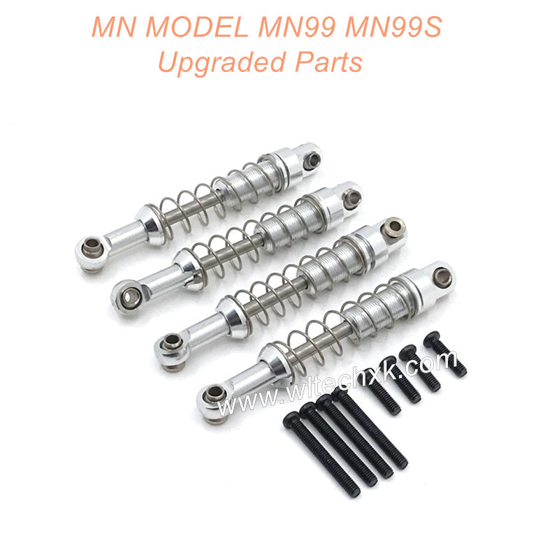 33-MN-MODEL-MN99-MN99S-Upgrades-Parts-Metal-Shocks-Silver