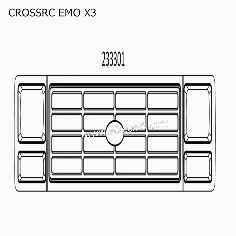 CROSSRC EMO X3 Parts Anti Collision Front Face CS-97401198