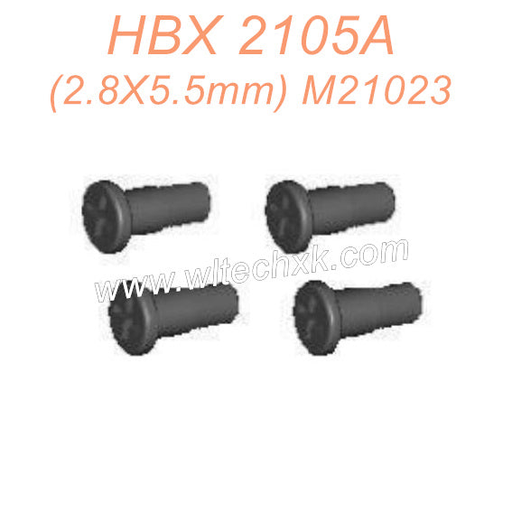 34-HAIBOXING 2105A T10 Parts Steering Hub Screws (2.8X5.5mm) M21023