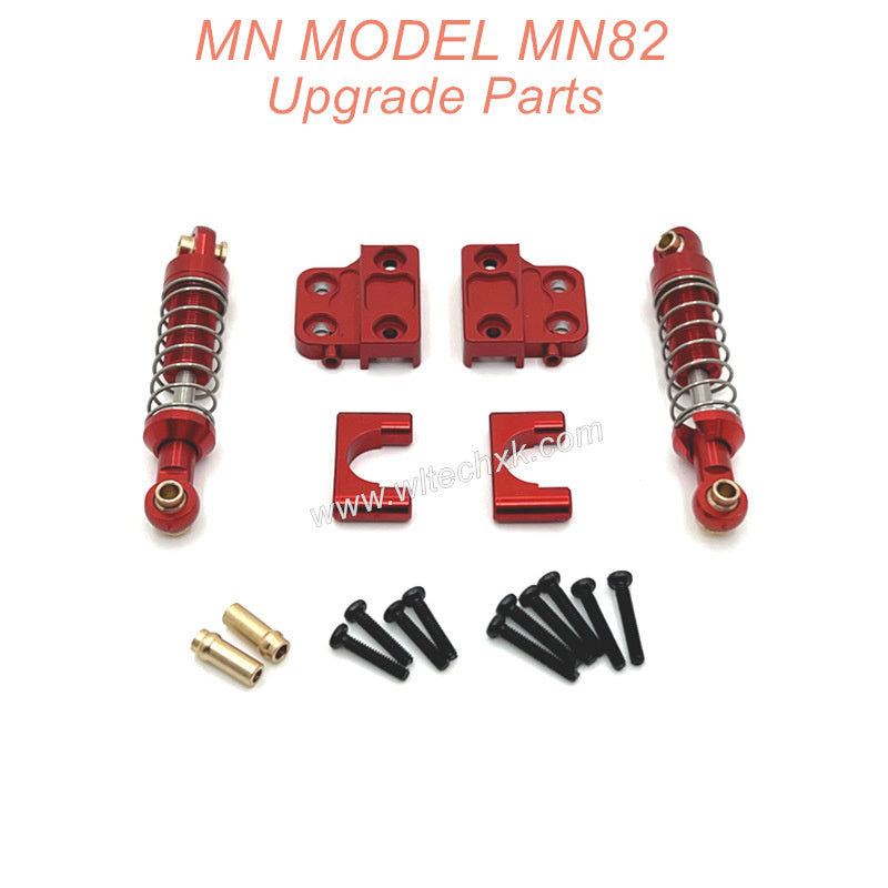 34-MN MODEL MN82 Upgrade Parts Rear Fixing seat and Shocks Red