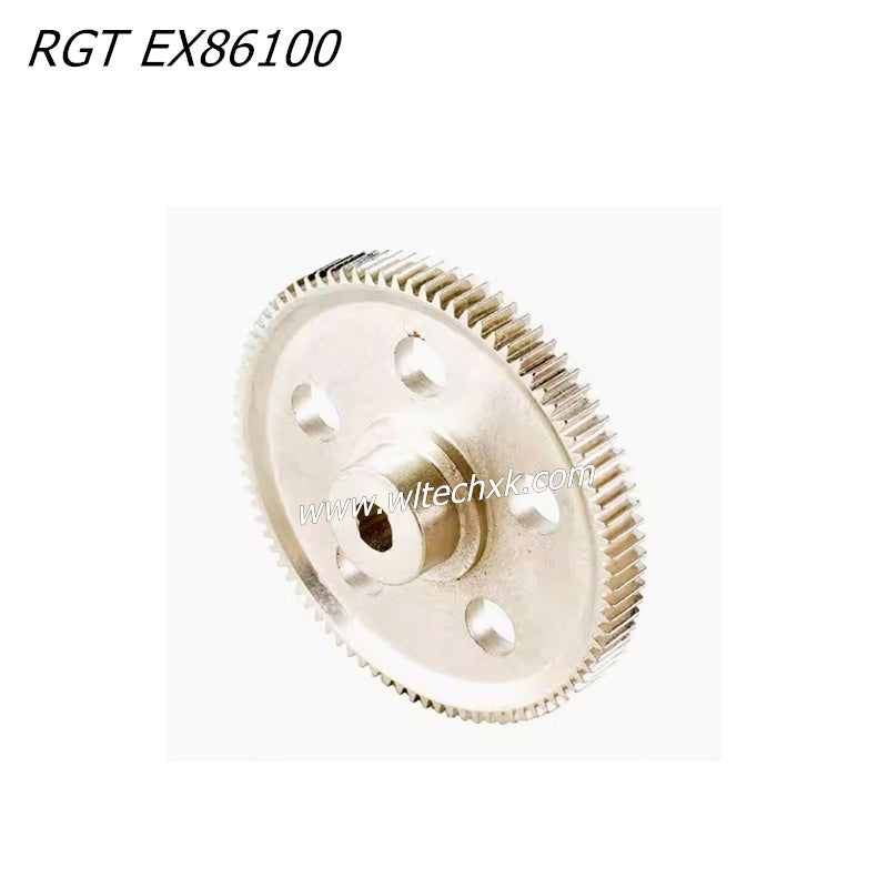 RGT EX86100 RC CAR Parts Gearbox Big Gear Steel Teeth SILVER