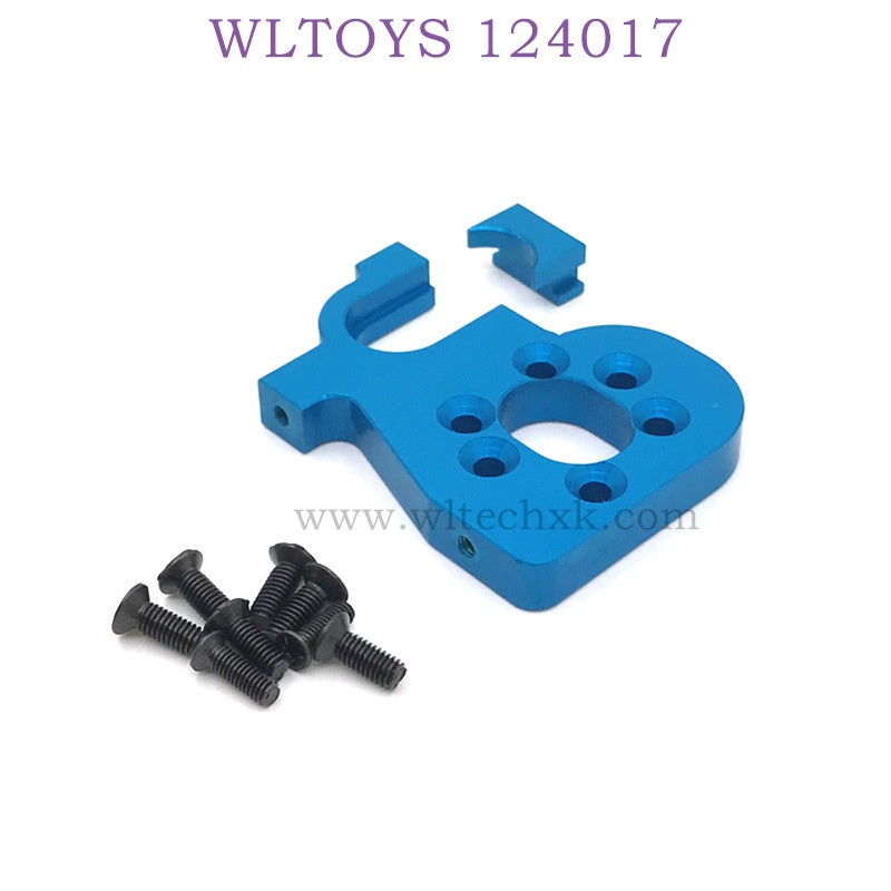 Upgrade Part of WLTOYS 124017 RC Car Motor Holder blue