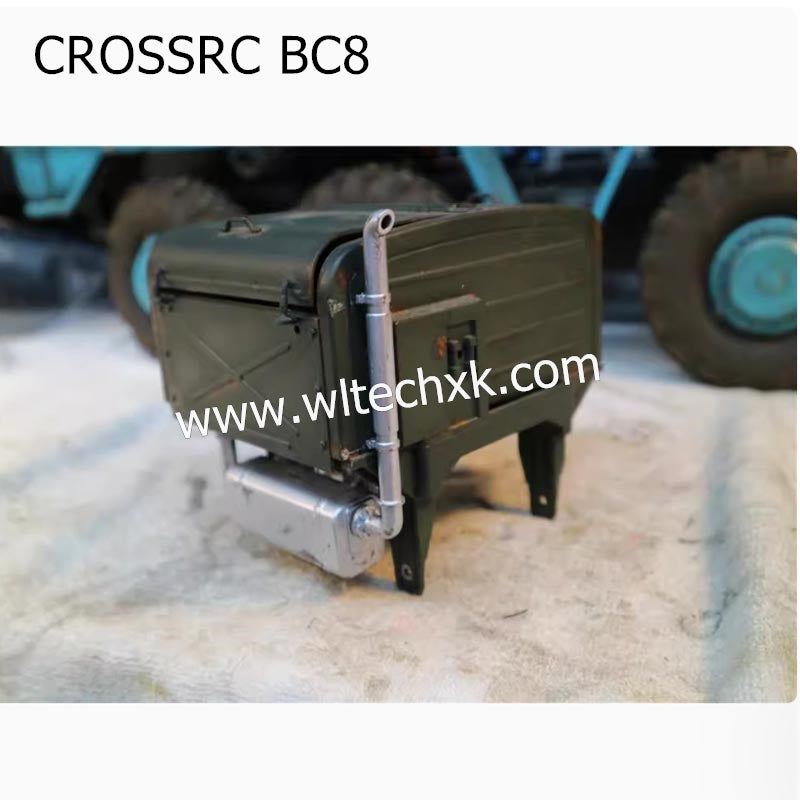 CROSSRC BC8 Parts Equipment Compartment Side Outlet Simulation Exhaust Pipe Kit-2