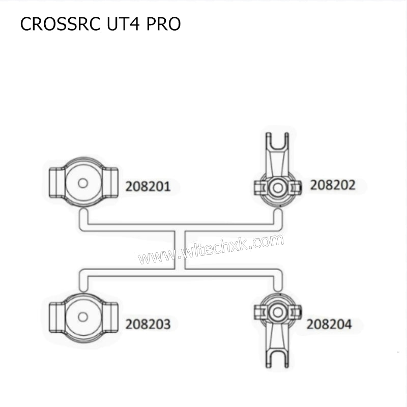 CROSSRC UT4 PRO Parts Steering Cup Assembly CS-97400809