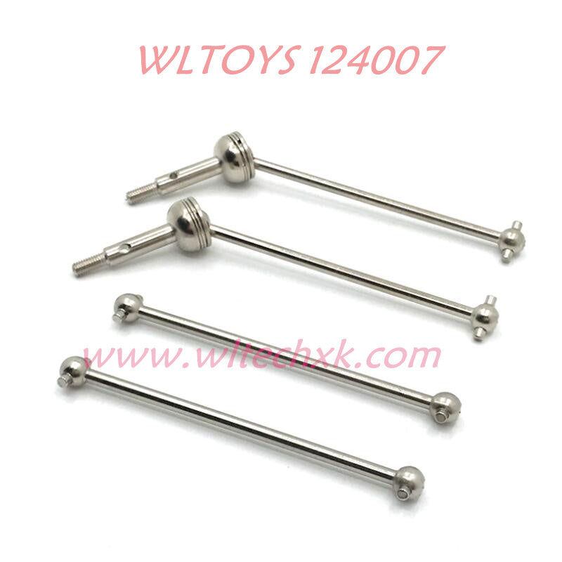 WLTOYS 124007 Upgrade Parts before and after dog bone
