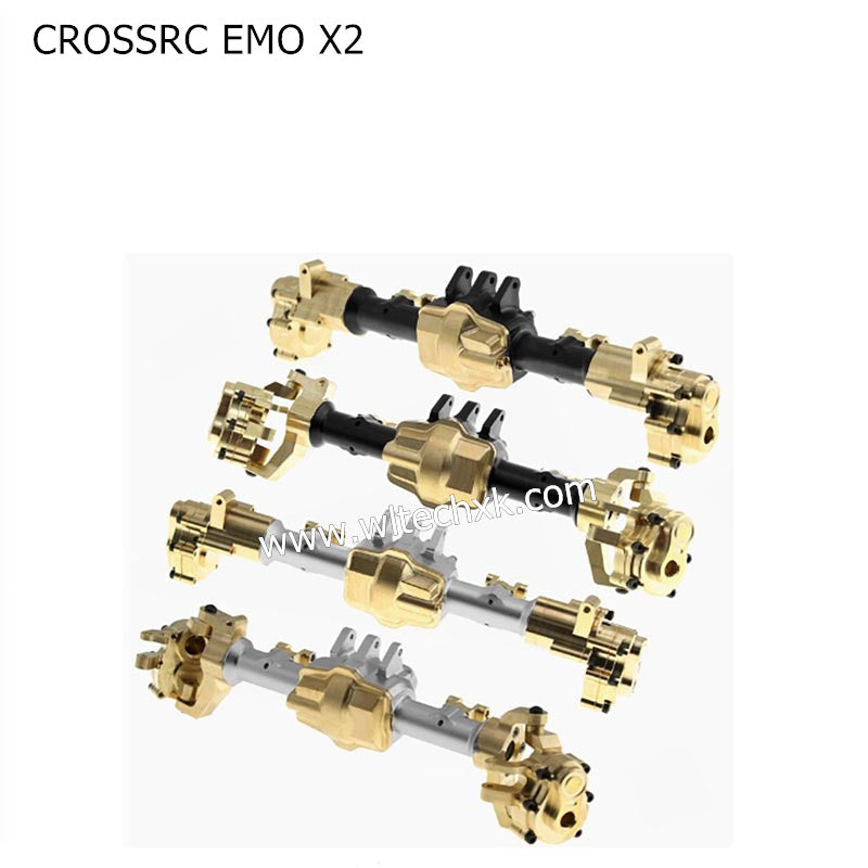 CROSSRC EMO X2 Parts Upgrade Metal Front Axle Rear Axle Bridge Housing Assembly-1