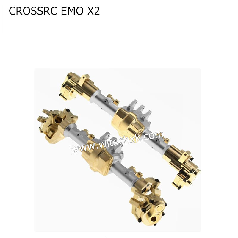 CROSSRC EMO X2 Parts Upgrade Metal Front Axle Rear Axle Bridge Housing Assembly-3