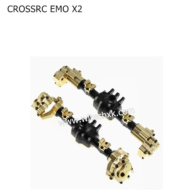 CROSSRC EMO X2 Parts Upgrade Metal Front Axle Rear Axle Bridge Housing Assembly-4