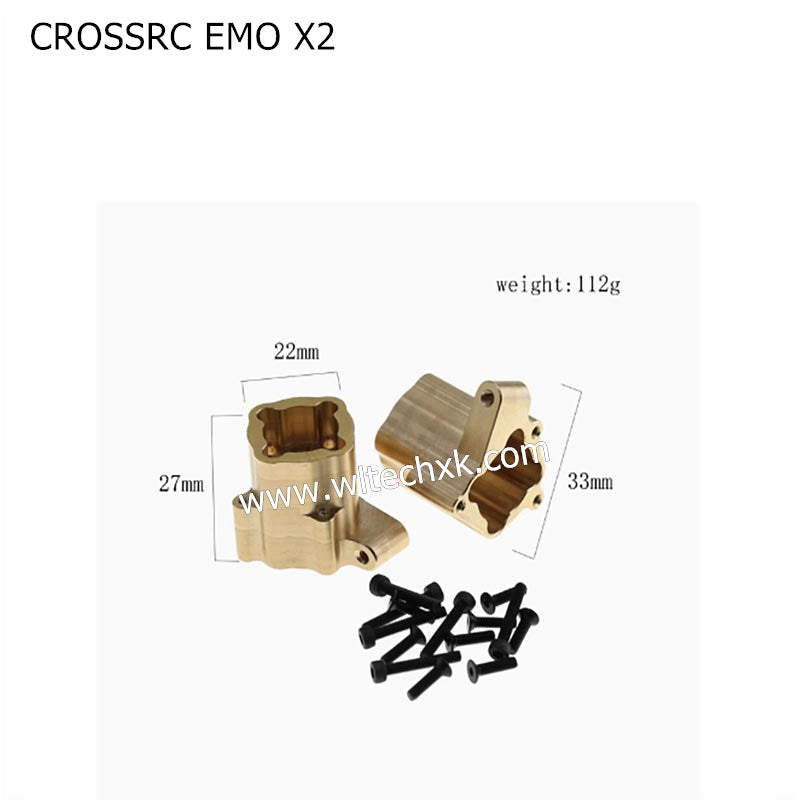 CROSSRC EMO X2 Parts Upgrade Brass Accessories Rear Bridge Cup Rear C Seat-1