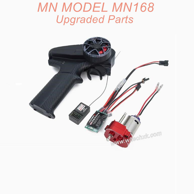 39-MN-Model-MN168-Upgrade parts X6PM X6F ESC and 370 Motor Kit Silver