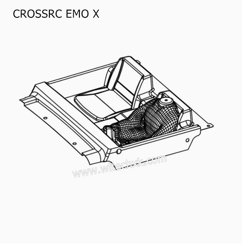CROSSRC EMO X Parts Blue Shell Assembly CS-97401243-2