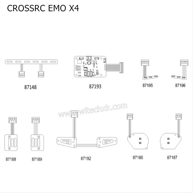 CROSSRC EMO X4 Parts Body Assembly CS-97401288-2