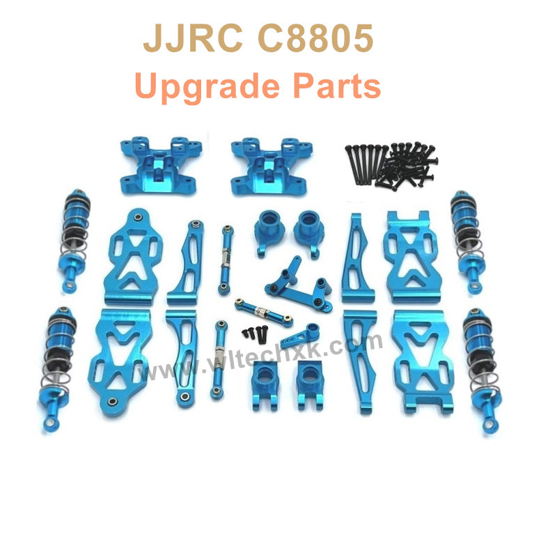 4-JJRC C8805 Upgrade Parts Metal Upgrade Kit Blue
