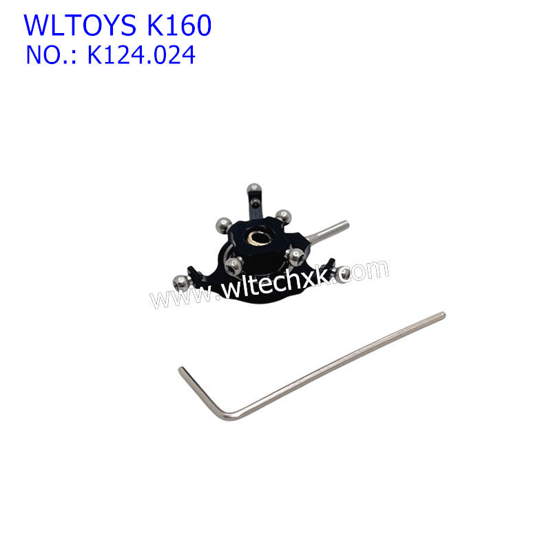 WLTOYS K160 RC Helicopter Upgrade Parts Main Rotating Head K124.024 BLACK