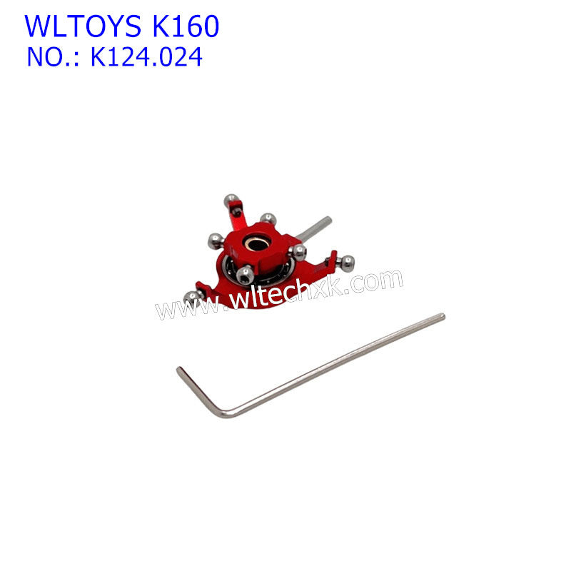 WLTOYS K160 RC Helicopter Upgrade Parts Main Rotating Head K124.024 RED