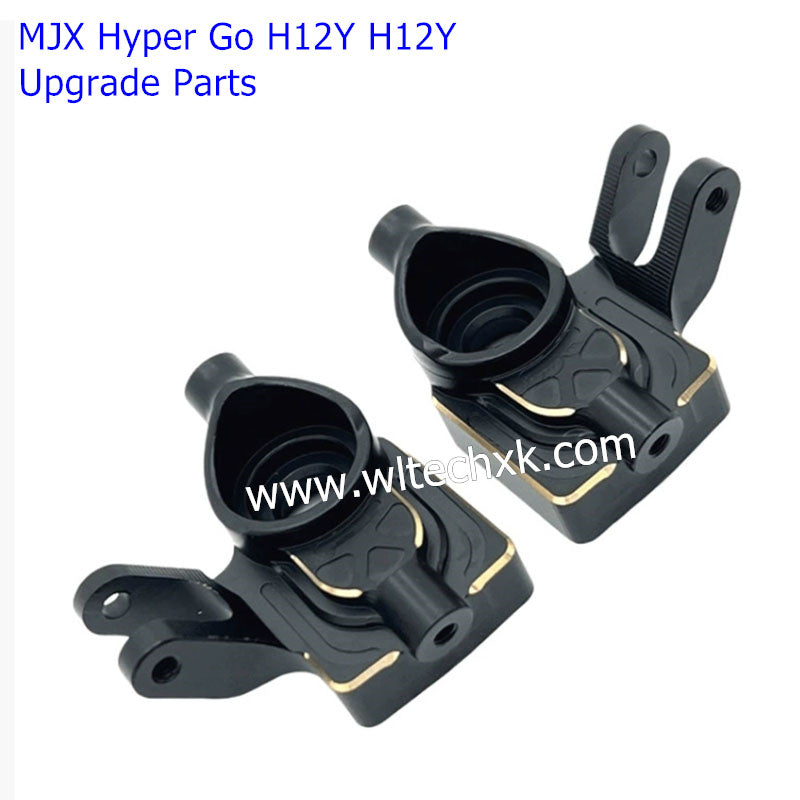 MJX Hyper Go H12Y H12Y+ Upgrade Parts Brass Electrophoresis Front Axle Steering Cup-1