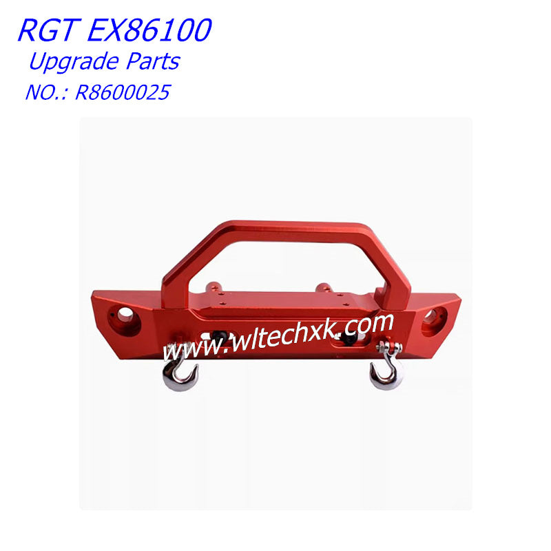 RGT EX86100 Upgrade Parts Metal Front Anti Bumper 1set R86025 RED