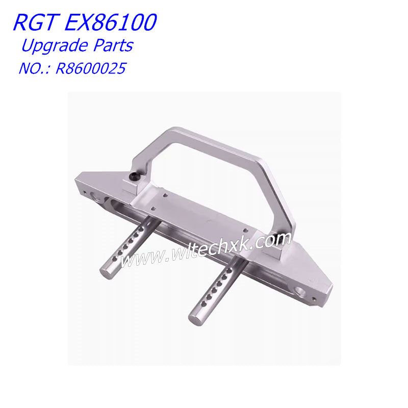 RGT EX86100 Upgrade Parts Metal Front Anti Bumper 1set R86025 SILVER